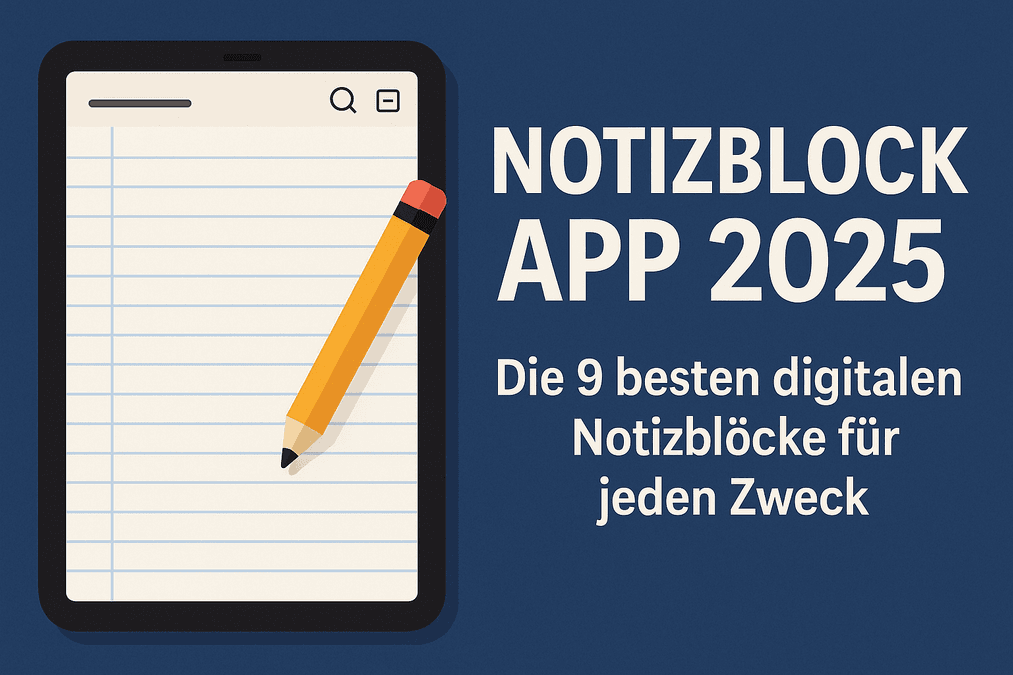 Notizblock App 2025 – Die 9 besten digitalen Notizblöcke für jeden Zweck