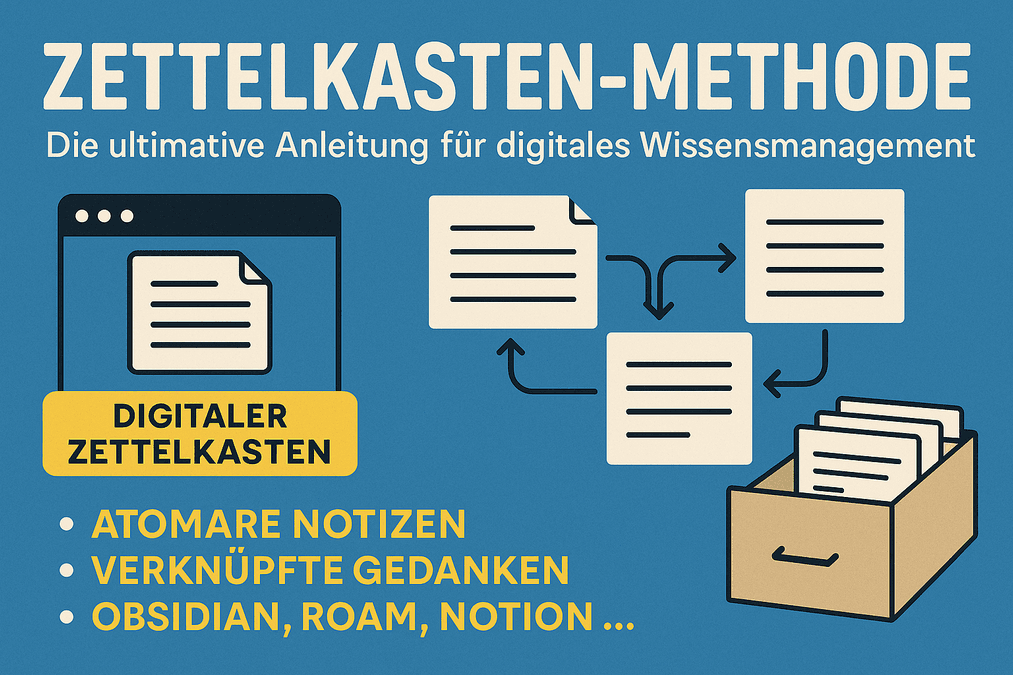 Zettelkasten-Methode: Die ultimative Anleitung für digitales Wissensmanagement